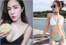 溝好深！白嫩「比基尼正妹」太兇啦！「渾圓美乳」跟柚子一樣飽滿！-德州扑克迷