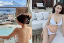 峰峰相連到天邊！奶油妹「媗媗Maggie」泡露天浴池和富士山比雄偉-德州扑克迷