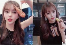 吃蝦愛好者「정다윤」！紅唇加大眼超誘人，好想和她一起享用美食！-德州扑克迷