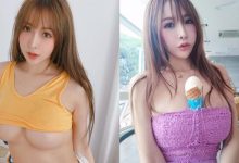 太辣！巨乳女神「邱默默」就是這麼大方！再曬「乳夾冰淇淋」自拍照造福粉絲！-德州扑克迷