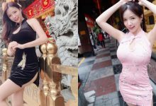 新加坡大奶妹來台拜年！「爆乳旗袍」走春逛大廟，路人眼睛都黏在她身上啦！-德州扑克迷