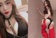 女王大人駕到！「Ariel 愛麗兒」爆乳綁帶鐵鍊霸氣四溢，下身挖洞露出「渾圓蜜桃」！-德州扑克迷