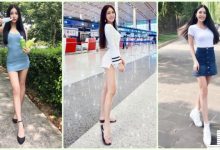 看醉了！網瘋傳「長腿美乳妹」顏值讓人戀愛！超白嫩美腿畫面讓人受不了…-德州扑克迷