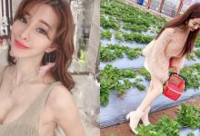 美乳甜心採草莓！「IVY」小露香肩大秀美腿，好想和她一起種好多草莓吃～-德州扑克迷