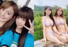 看到她們合體，就代表福利時間到了！「元元、林莎」再 PO 比基尼爆乳辣照-德州扑克迷