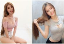 白皙「巨乳老闆娘」用胸部送愛心！中空上衣露出渾圓爆乳，用甜美笑容買下你的心！-德州扑克迷