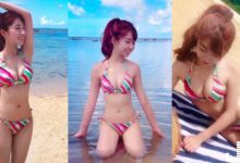 實踐太狂啦！正妹校花比基尼照「乳晃強過浪」還會「特殊才藝」讓人完全招架不住！-德州扑克迷