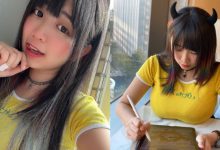 「兇猛龍蝦妹」做畫也端奶上桌，「囂張乳氣」讓人超想學插畫-德州扑克迷