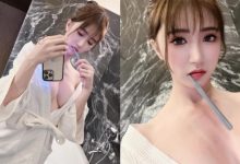 小姐你的浴袍滑下來了！長腿女神「金娜娜」睡前刷牙誘惑力滿點-德州扑克迷