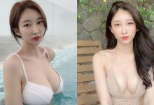 南韓美乳姐姐「巨乳實力超深厚」，玩水時「渾圓北半球」立刻現形！-德州扑克迷