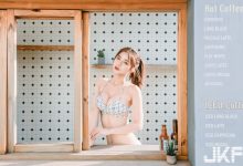 長腿纖腰妹「米恩」的比基尼誘惑，「白皙美乳」深溝太火辣！-德州扑克迷