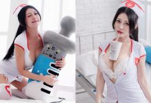 私僱好了！甜心小護士「安希Vicky」盡力應徵工作，巨乳卻不斷炸開制服扣子！-德州扑克迷