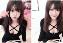 可愛極品爆乳妹！黑色低胸裝「乳溝深到流口水」！-德州扑克迷