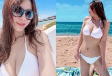 「兇猛護理師」澎湖渡假玩水！性感比基尼包不住「波濤豪乳」！-德州扑克迷