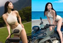 海陸通殺！陽光女神「凱西馬鈴薯」帥騎沙灘車，「美體大露腹肌」超養眼！-德州扑克迷