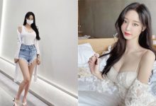 正妹老闆娘「示範淺色低胸裝」，「凹凸有致的曲線」讓人著迷！-德州扑克迷