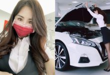 香車就要配美人！Nissan 美女業務「芳芳」大露「黑絲美腿」狂吸目光-德州扑克迷
