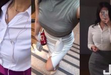 業務姐姐好火辣！飽滿大份量把「襯衫撐爆」！胸口扣子隨時可能彈開…-德州扑克迷