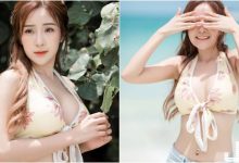 好甜美！「清純大奶妹」海邊嬉鬧奔跑！「飽滿美乳」雪白水嫩太可愛了吧！-德州扑克迷