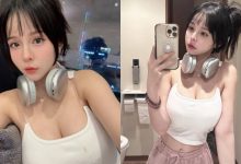 巨乳正妹「香菱」韓國旅行中，小吊帶秀「木瓜奶小蠻腰」辣翻網友-德州扑克迷