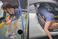 自助洗車驚見隔壁顧客是「爆乳妹」　小褲褲若隱若現真是逼死人了…-德州扑克迷