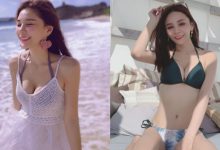 「奶茶兒Yuyu」海邊掏出大波奶，「纖長美腿」隨時掃蕩老司機-德州扑克迷
