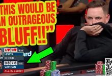 【EV扑克】牌局分析:8-high河牌绝命全下,诈飞坚果同花赢4,560,000大池-德州扑克迷