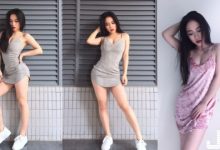 崇尚歐美風格「爆乳奶妹」，姿態撩人「只愛細肩帶」渾圓辣乳緊緊繃著快撐不住啦～-德州扑克迷