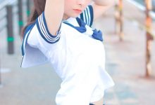 清新「水手服」正妹！無辜顏值配上水手服，鄰家到讓人想戀愛！-德州扑克迷