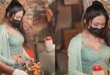 台中地瓜球攤老闆娘是「爆乳馬尾妹」　地瓜球大又飽滿和身材一樣-德州扑克迷