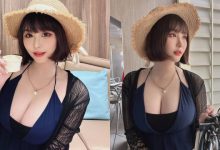 短髮女神「Sylvia 希維亞」挺兩顆「渾圓雪乳」吃冰淇淋，讓網友也好嘴饞！-德州扑克迷