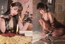 性感旗袍妹「米亞亞」漫出古色女人香，「爆乳書寫」勾引寵幸！-德州扑克迷