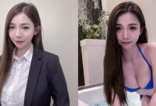 台中正妹房仲「柔柔Rou」保守套裝底下隱藏火辣曲線！-德州扑克迷