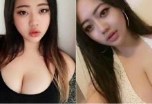 吃不消！大奶妹「爆乳夾筆」令人快窒息，「深邃乳溝」無限延長看不見底！-德州扑克迷