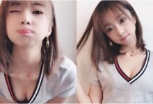 魔鬼就要蹦出來！外拍正妹「優寶」萌甜臉蛋小蠻腰一彎，壯觀鴻溝讓人為之一亮！-德州扑克迷