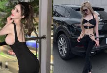 火辣女神「雲嫣」漫步天橋超耀眼，「側溢豪乳」跟正面一樣大！-德州扑克迷