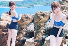 享受自然！白皙正妹海邊外拍「不小心露嫩臀」，網友全聚焦眾「臀線+ 事業線」！-德州扑克迷