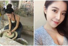 玩陶藝驚見「美乳正妹」！網搜發現是「超正空姐」，不只顏值逆天身材還超火辣！-德州扑克迷