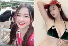 乳牛相見歡！巨乳正妹「施菲亞Feiya」牧場遊玩遭牛忌妒撞翻-德州扑克迷