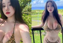 「南韓巨乳妹」比基尼秀胸口曬痕，超惹火「沙漏型身材」根本霸淩路人-德州扑克迷