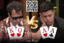 【EV扑克】谁舍得在一个200多万的底池丢掉AA?能丢的都是高手!-德州扑克迷