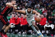 迈博体育 塔图姆21+7布朗30+8+6 德罗赞拉文伤退绿军大胜公牛-德州扑克迷