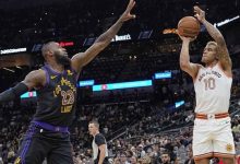 大发体育-詹姆斯空砍23+7+14文班两双 马刺击败湖人终结18连败，大发助力你的致富之路！-德州扑克迷