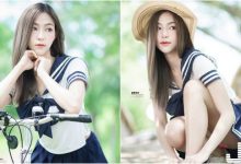 等你下課！清純學生妹「絕對領域」好撩人，超短裙擺下「粉紅褲褲」不慎露出！-德州扑克迷