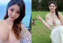 澳洲也有乳牛！兇猛正妹「子銥Cynthia」爆乳洋裝挺「深邃海溝」跟袋鼠合照！-德州扑克迷
