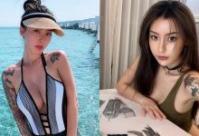 美艷DJ「Queena昆娜」畫素描小蠻腰外露，胸前的深溝也辣到翻了！-德州扑克迷