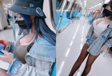 搭捷運狂瞄隔壁妹子打switch!「超兇猛弧度」讓人目不轉睛，差點都要坐過站了啦！-德州扑克迷