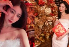 甜美正妹「比特」新春求財神，平口洋裝「小露香肩」超迷人！-德州扑克迷