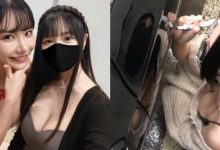 巨乳正妹是深田詠美鐵粉！蹲下補車漆照忍不住兩指放大看-德州扑克迷