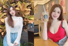 正妹「吉寶」喝星巴克畫面太誘惑，深V曲線太誘人了！-德州扑克迷